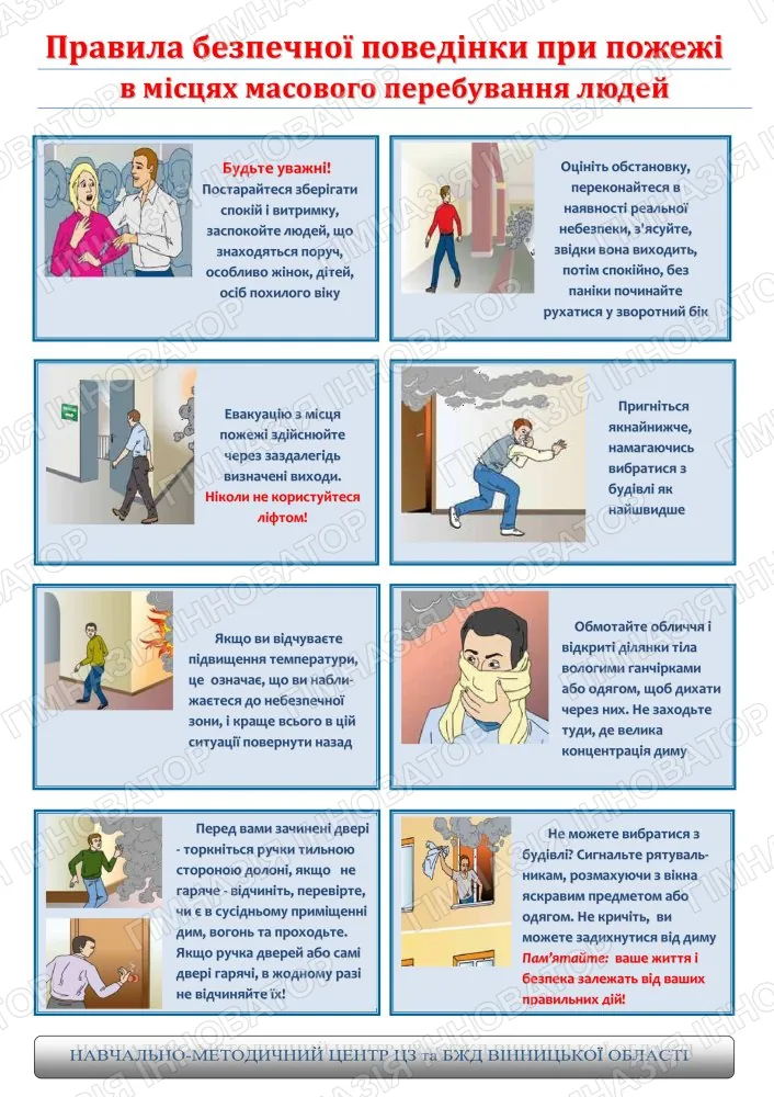 Дії при пожежі