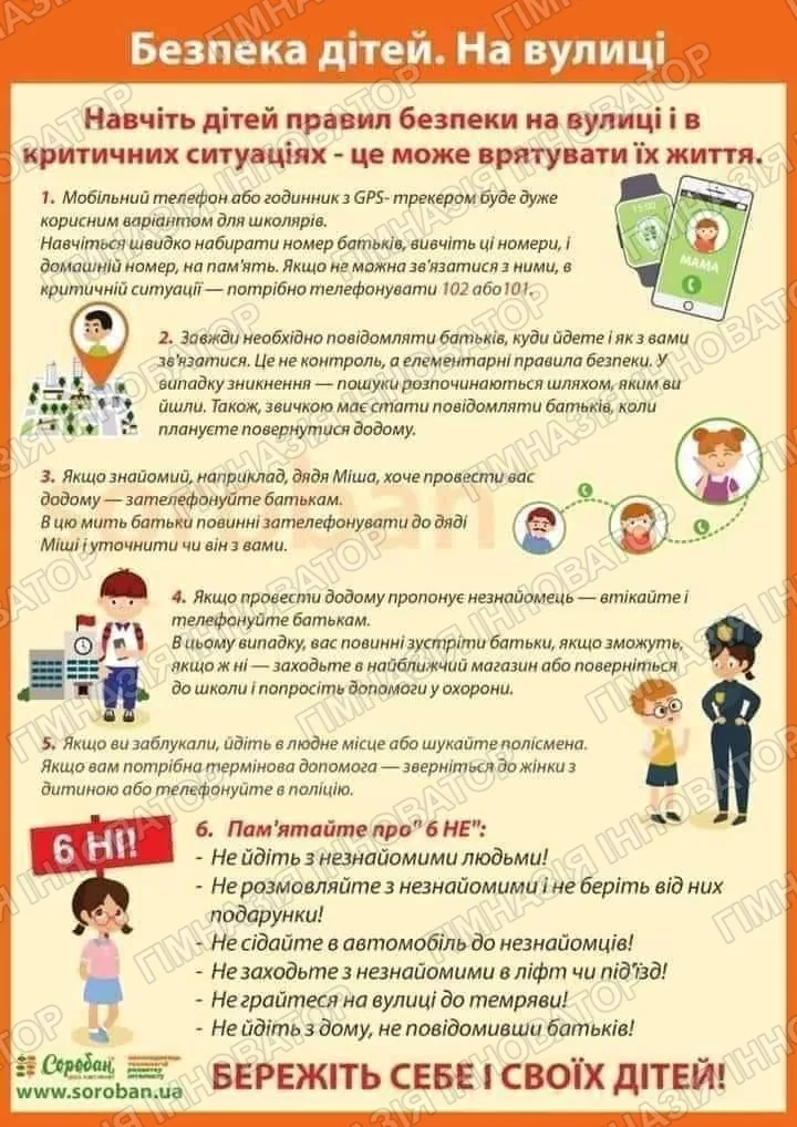 Батькам про безпеку дітей