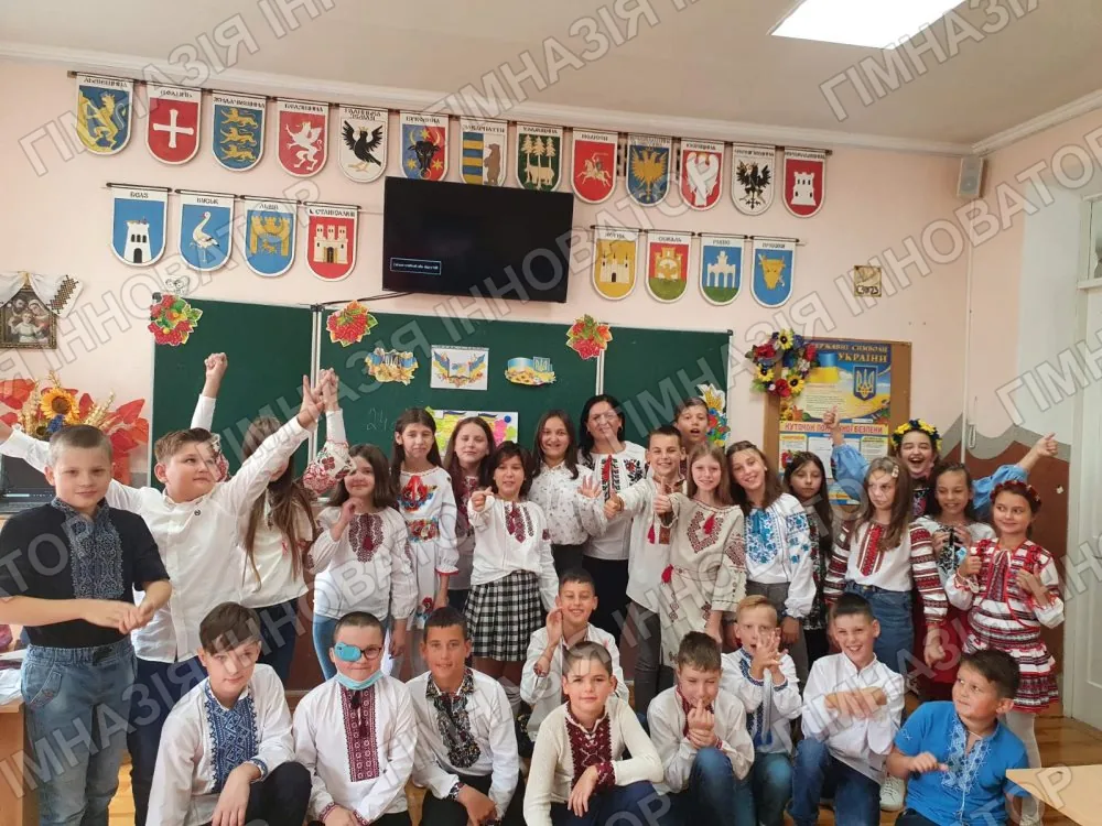 Перший урок у 5-Б кл.