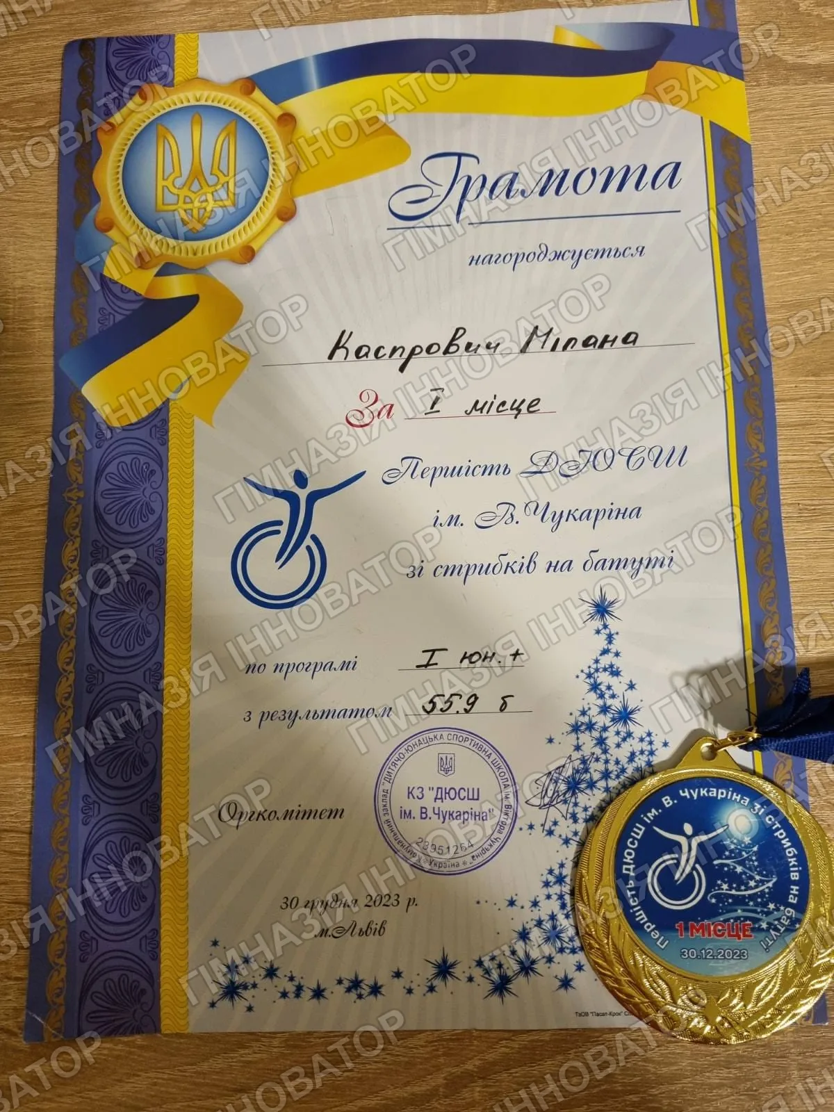 Вітаємо Мілану Каспрович