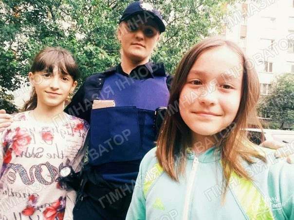Селфі з патрульними поліцейськими Львова